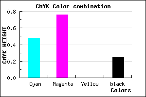 #642EC0 color CMYK mixer