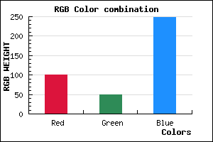 rgb background color #6432F8 mixer
