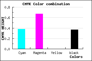 #6435A1 color CMYK mixer