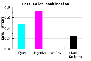 #6436BF color CMYK mixer