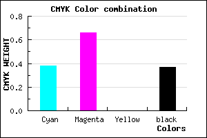 #6437A1 color CMYK mixer