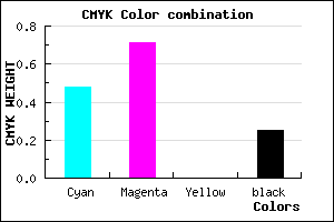 #6437BF color CMYK mixer