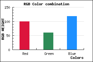 rgb background color #643C76 mixer