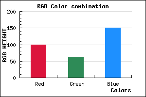 rgb background color #643F97 mixer