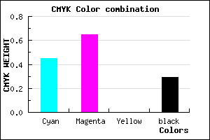 #643FB5 color CMYK mixer