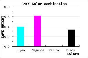 #6440A8 color CMYK mixer