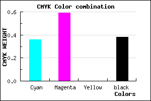 #64419D color CMYK mixer