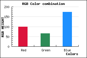 rgb background color #6442AE mixer