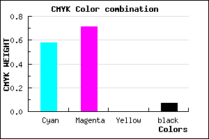 #6444EE color CMYK mixer