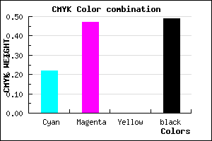 #644581 color CMYK mixer