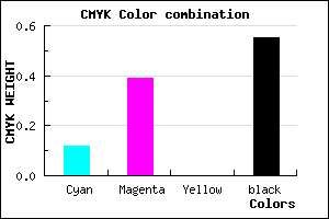 #644672 color CMYK mixer
