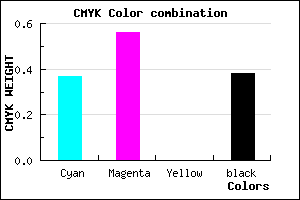 #64469E color CMYK mixer