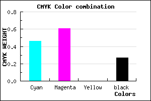 #6448BA color CMYK mixer