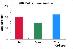 rgb background color #64496F mixer