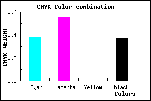 #6449A1 color CMYK mixer