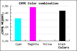 #644C92 color CMYK mixer