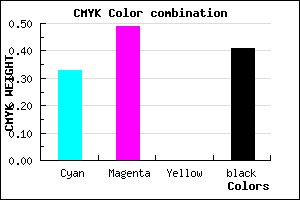 #644C96 color CMYK mixer