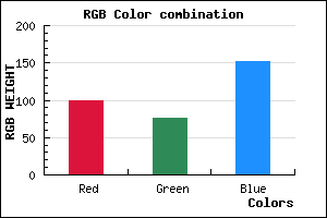 rgb background color #644C98 mixer