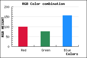 rgb background color #644C9C mixer