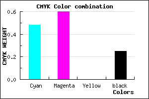 #644CC0 color CMYK mixer
