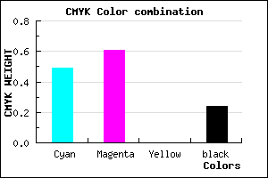 #644CC3 color CMYK mixer