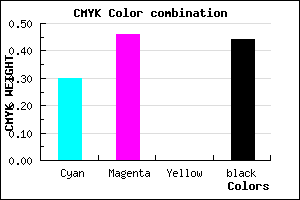 #644D8F color CMYK mixer