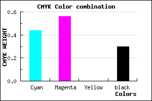 #644EB2 color CMYK mixer
