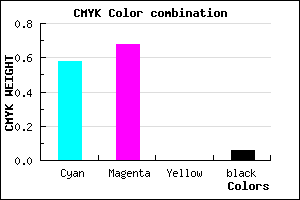 #644EF0 color CMYK mixer