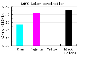 #644F89 color CMYK mixer