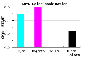 #644FC3 color CMYK mixer