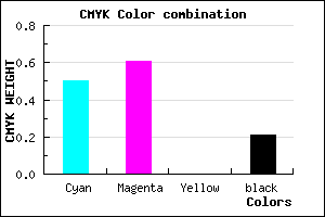 #644FC9 color CMYK mixer
