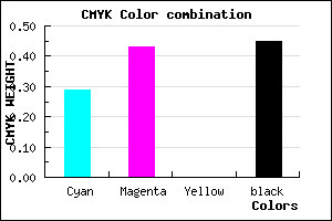 #64508C color CMYK mixer