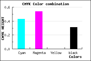 #6451AF color CMYK mixer