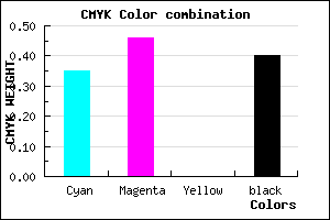 #645399 color CMYK mixer