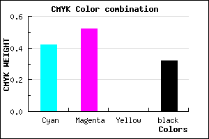 #6453AD color CMYK mixer