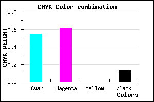 #6454DE color CMYK mixer