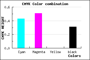 #6456B0 color CMYK mixer