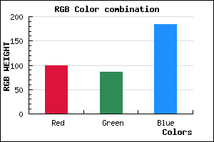 rgb background color #6456B8 mixer