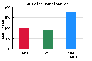 rgb background color #6457B1 mixer