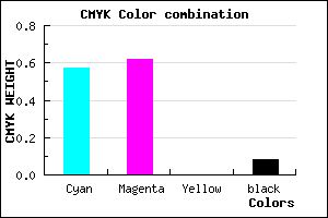 #6458EA color CMYK mixer