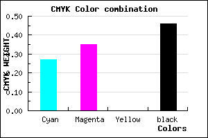 #645989 color CMYK mixer