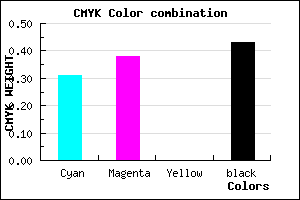 #645A91 color CMYK mixer