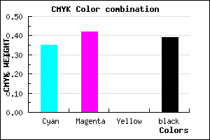 #645A9B color CMYK mixer