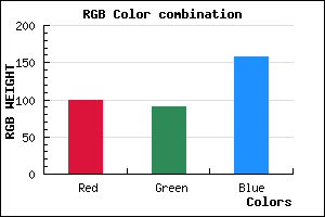 rgb background color #645A9D mixer