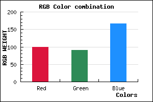 rgb background color #645AA6 mixer