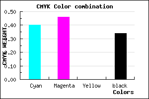 #645AA8 color CMYK mixer