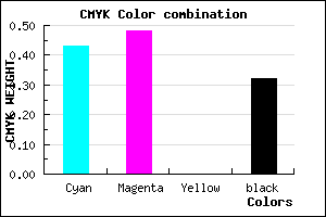 #645AAE color CMYK mixer