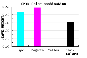 #645AB0 color CMYK mixer