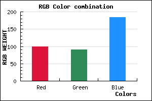 rgb background color #645AB8 mixer