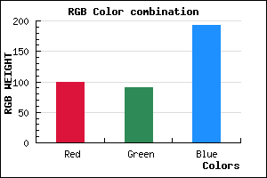 rgb background color #645AC0 mixer